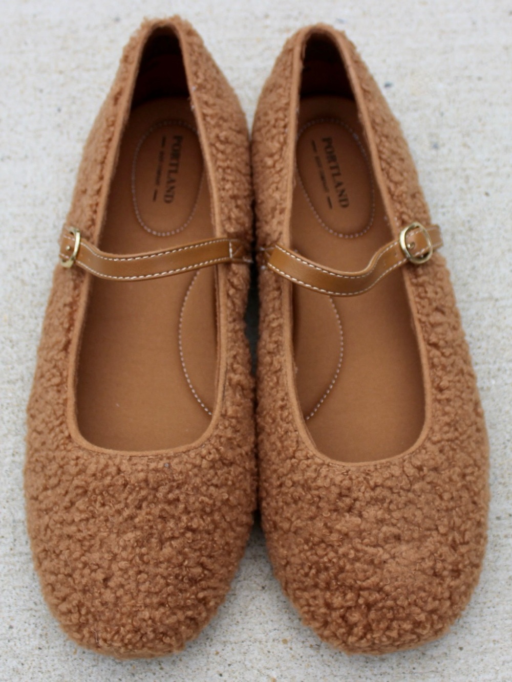 Portland Boot Company Cozy Teddy Flats Women's Sz 10